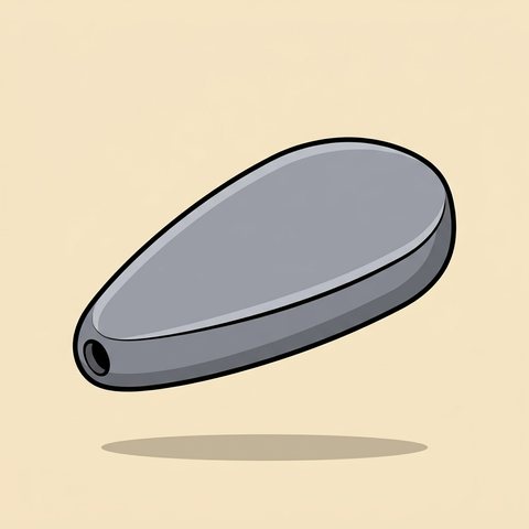 Flat inline no roll sinkers