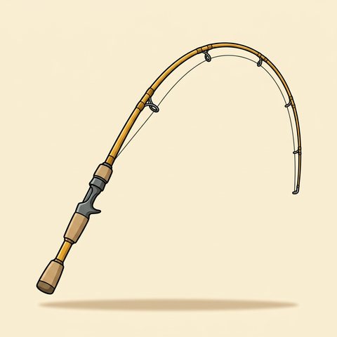 Guide Gear glass crankbait casting rod