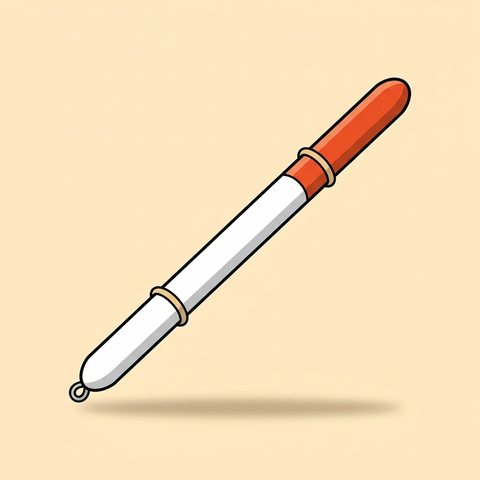 Balsa pencil quill floats
