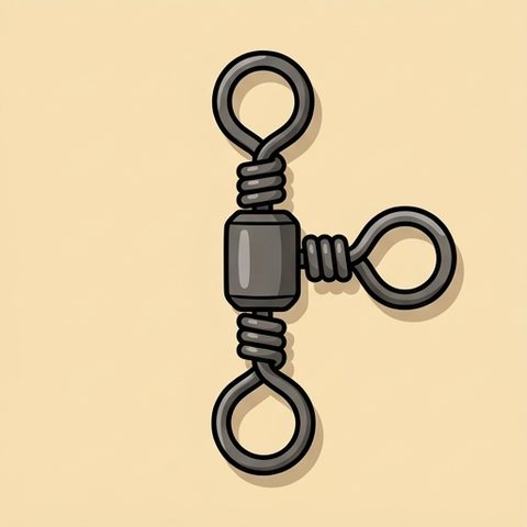 3 way swivels, 30 pack